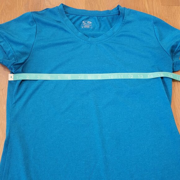 Champion C9 Shirts Womens Small Lot of TWO (2) Blue Turquoise Athletic Tops - Picture 7 of 13